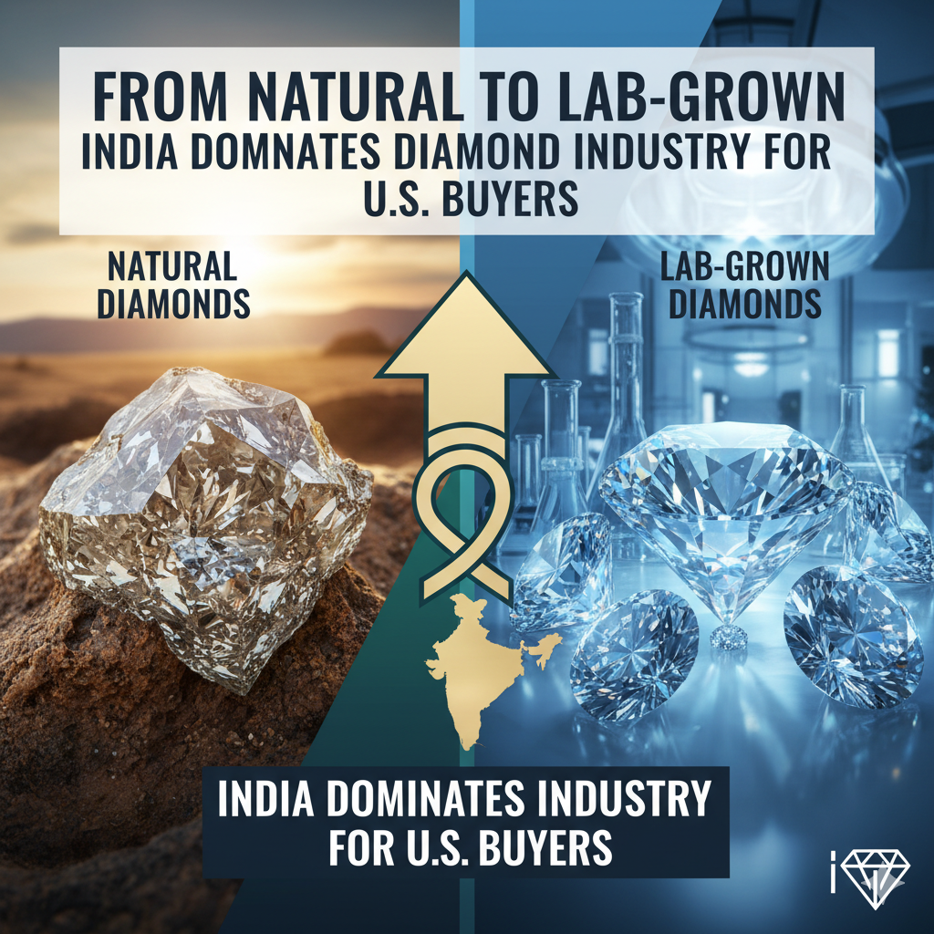 From Natural to Lab-Grown: India Dominates Diamond Industry for U.S. Buyers