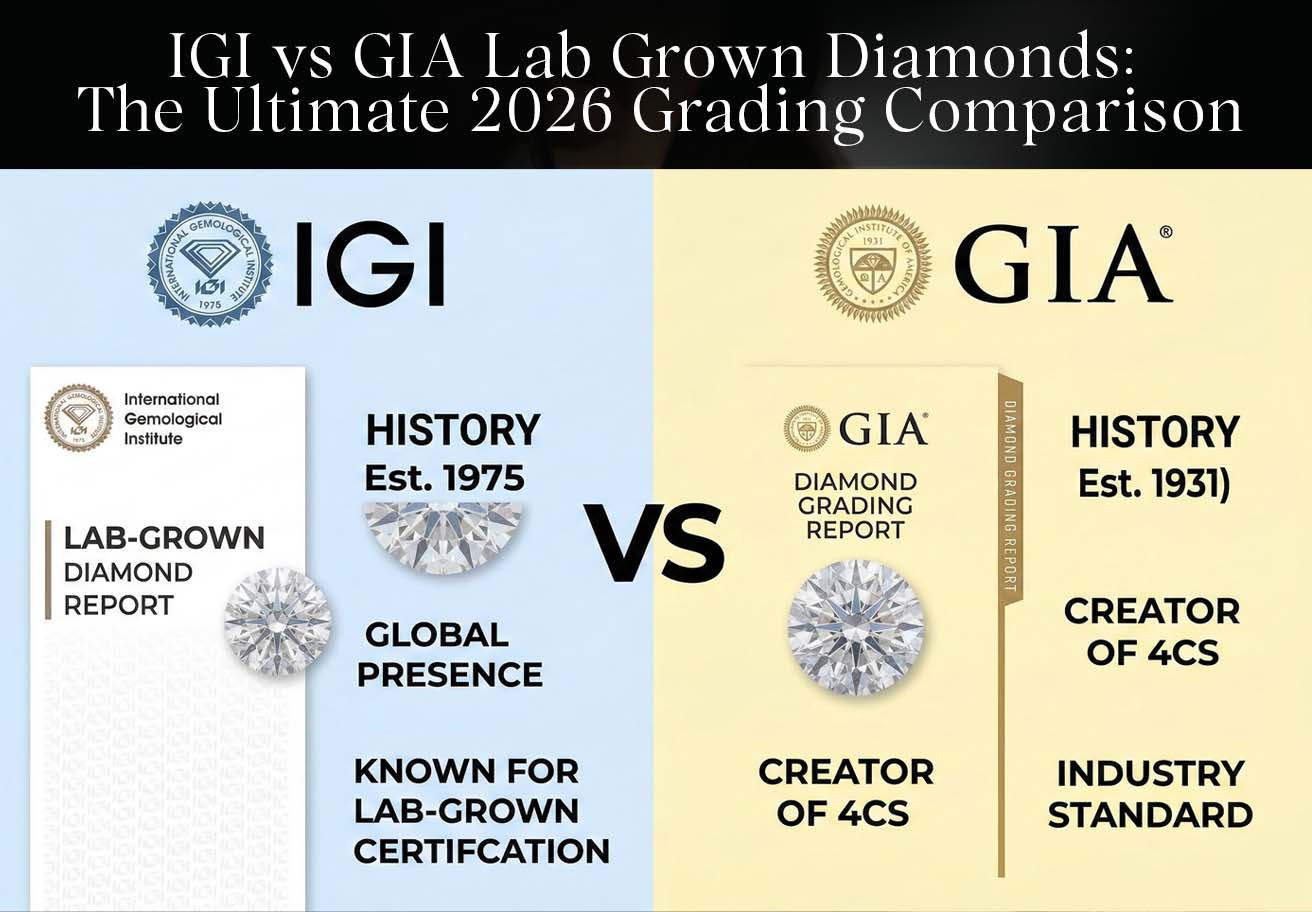 IGI vs GIA Lab Grown Diamonds: The Ultimate 2026 Grading Comparison