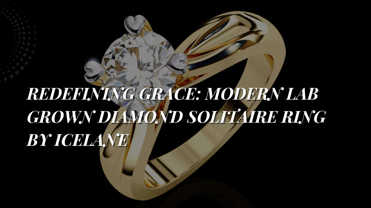 Redefining Grace: Modern Lab Grown Diamond Solitaire Ring by IceLane