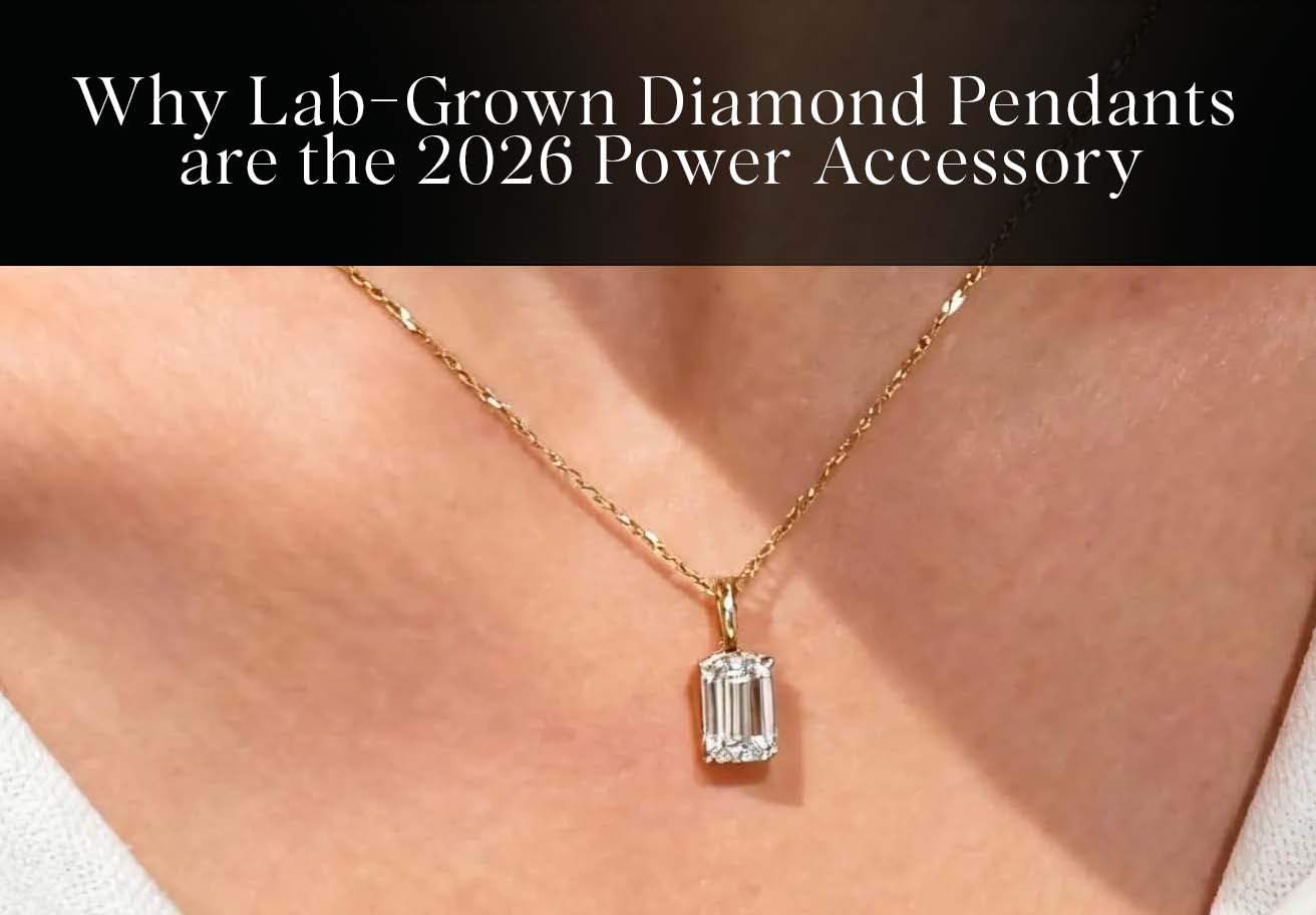 The "Floating Fire" Guide: Why Lab-Grown Diamond Pendants are the 2026 Power Accessory