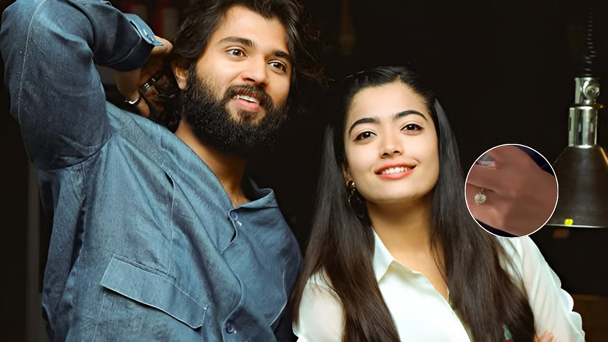 Rashmika Mandanna Flaunts Massive Diamond Ring After Getting Engaged to Vijay Deverakonda