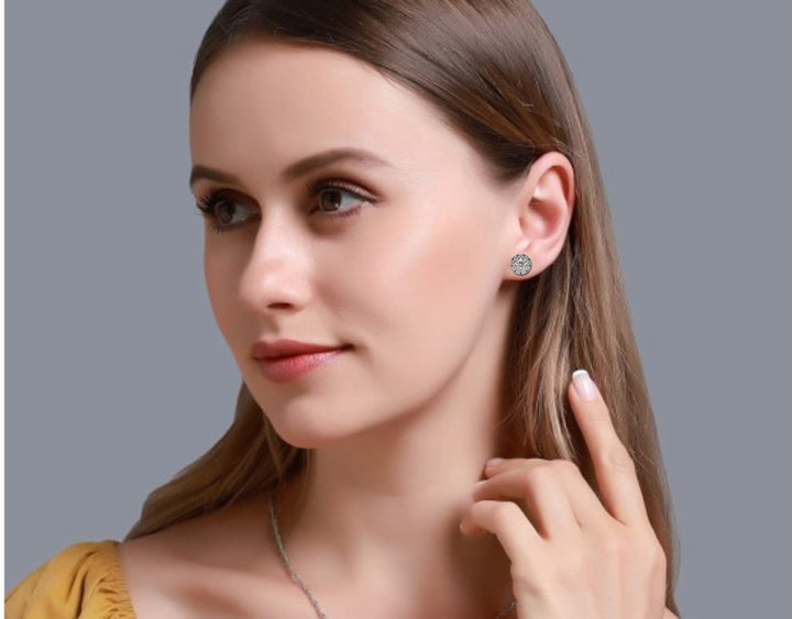 Round Lab Grown Diamond Earrings