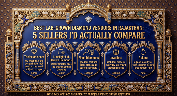 Best Lab-Grown Diamond Vendors in Rajasthan: 5 Sellers I’d Actually Compare