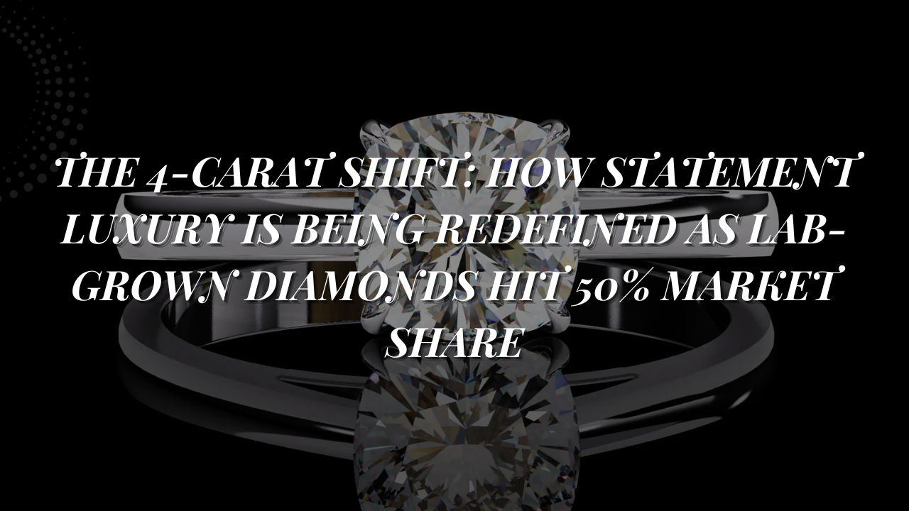The 4-Carat Shift: How Statement Luxury Is Being Redefined as Lab-Grown Diamonds Hit 50% Market Share