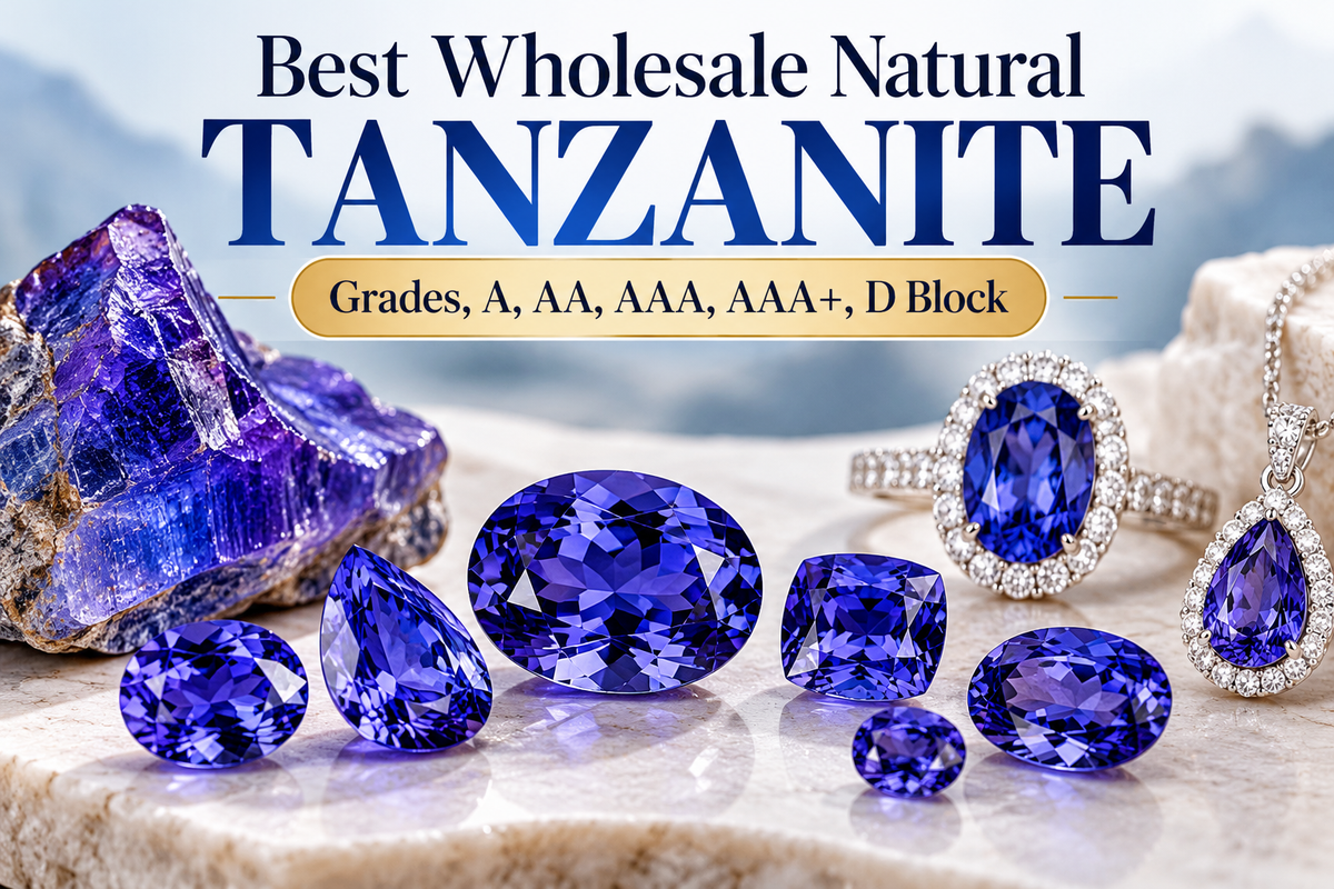 Best Wholesale Natural Tanzanite: Grades, A, AA, AAA, AAA+, D Block