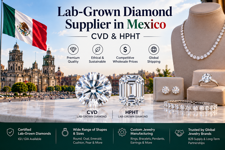 Lab-Grown Diamond Supplier in Mexico: CVD & HPHT