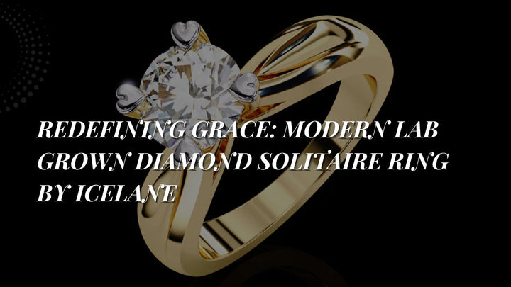 Redefining Grace: Modern Lab Grown Diamond Solitaire Ring by IceLane