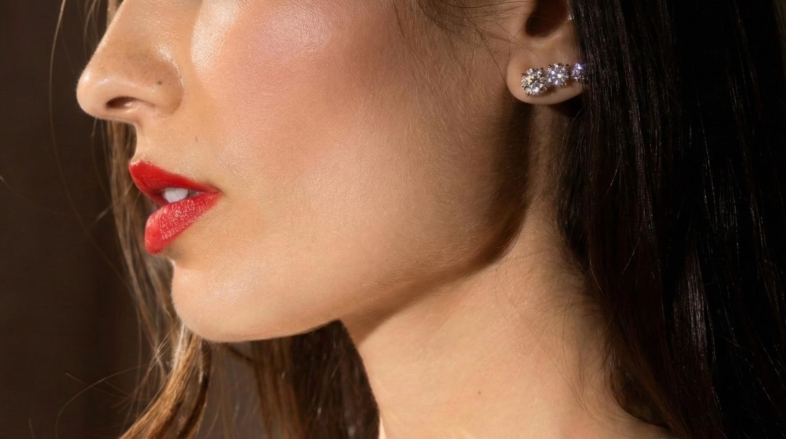 Lab Grown Diamond Hoop Earrings