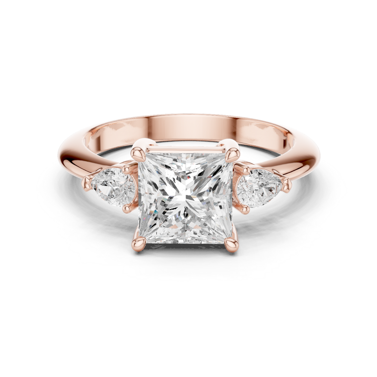 Princess Cut Diamond Rings
