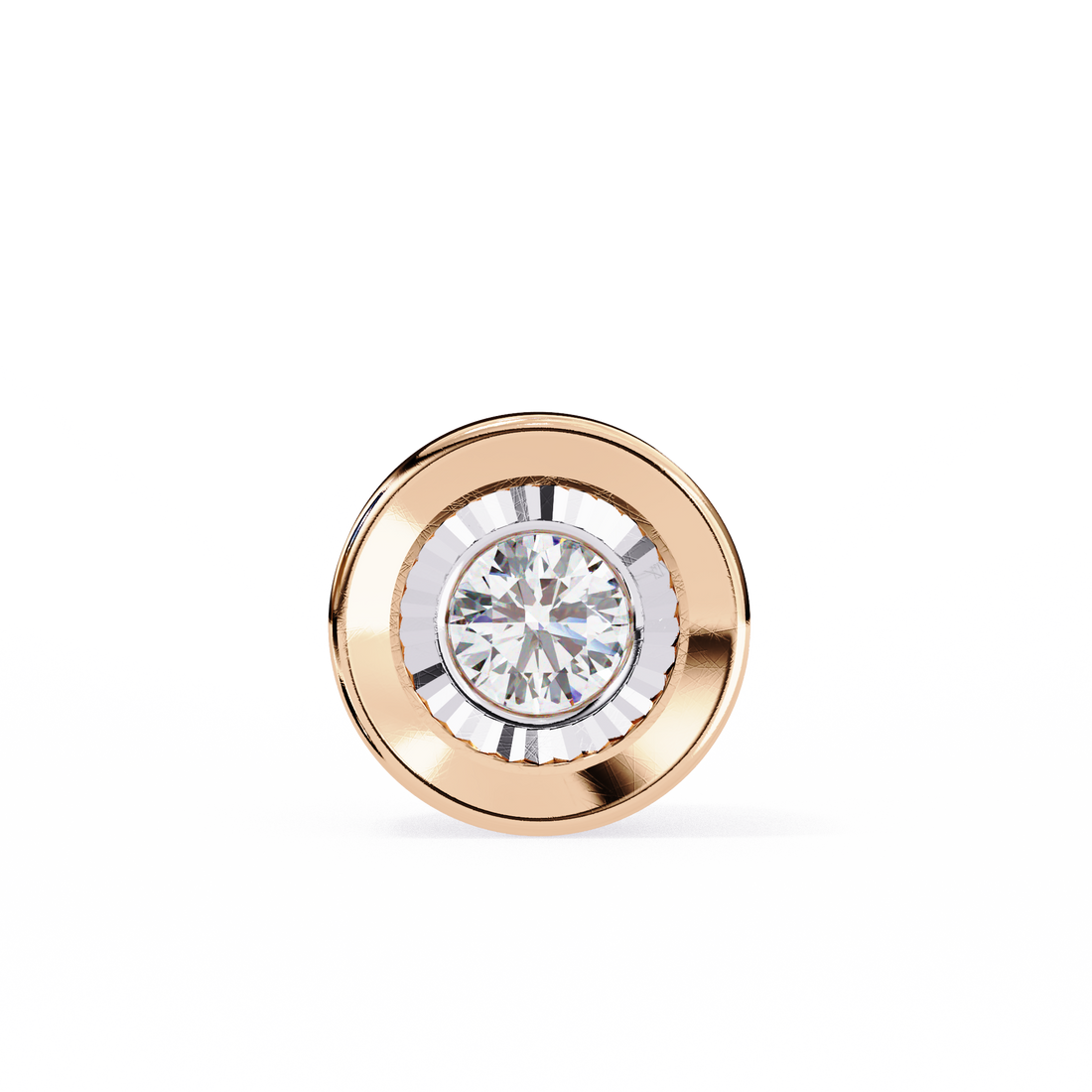 0.25 carat Bezel Lab grown Diamond pendant