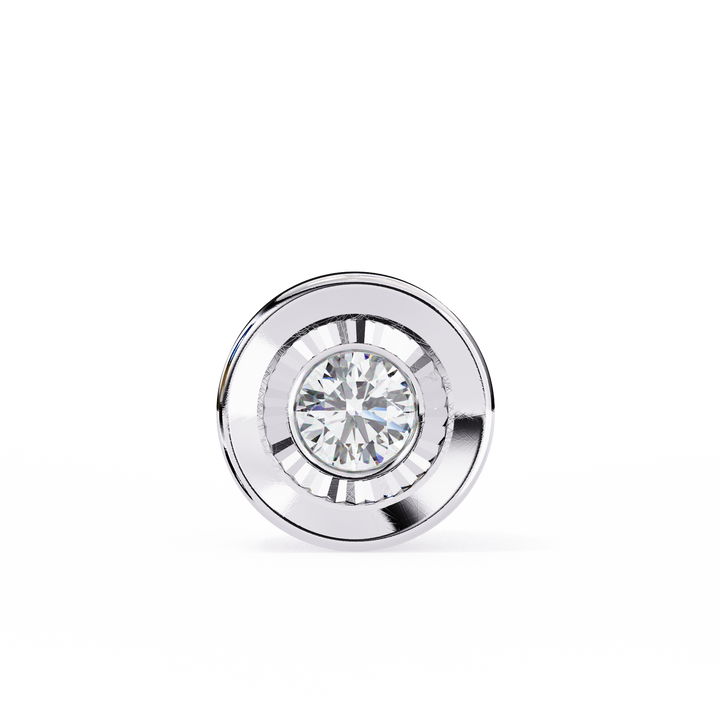 0.25 carat Bezel Lab grown Diamond pendant