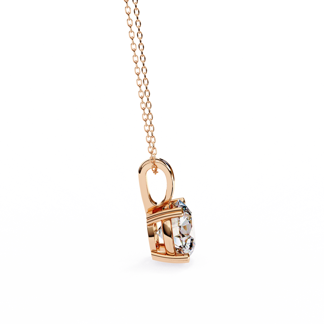 0.80 carat Lab grown Diamond pendant