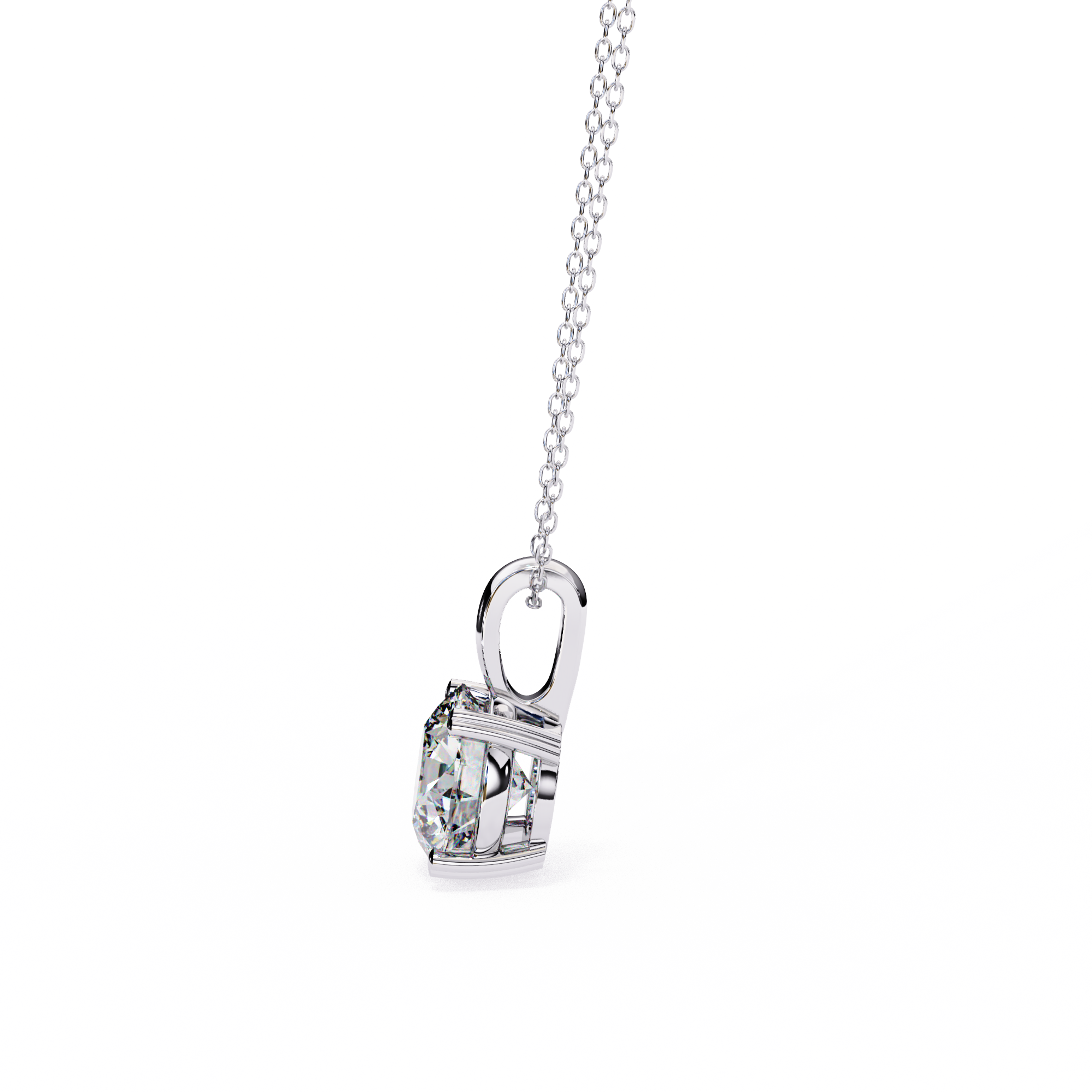 0.80 carat Lab grown Diamond pendant
