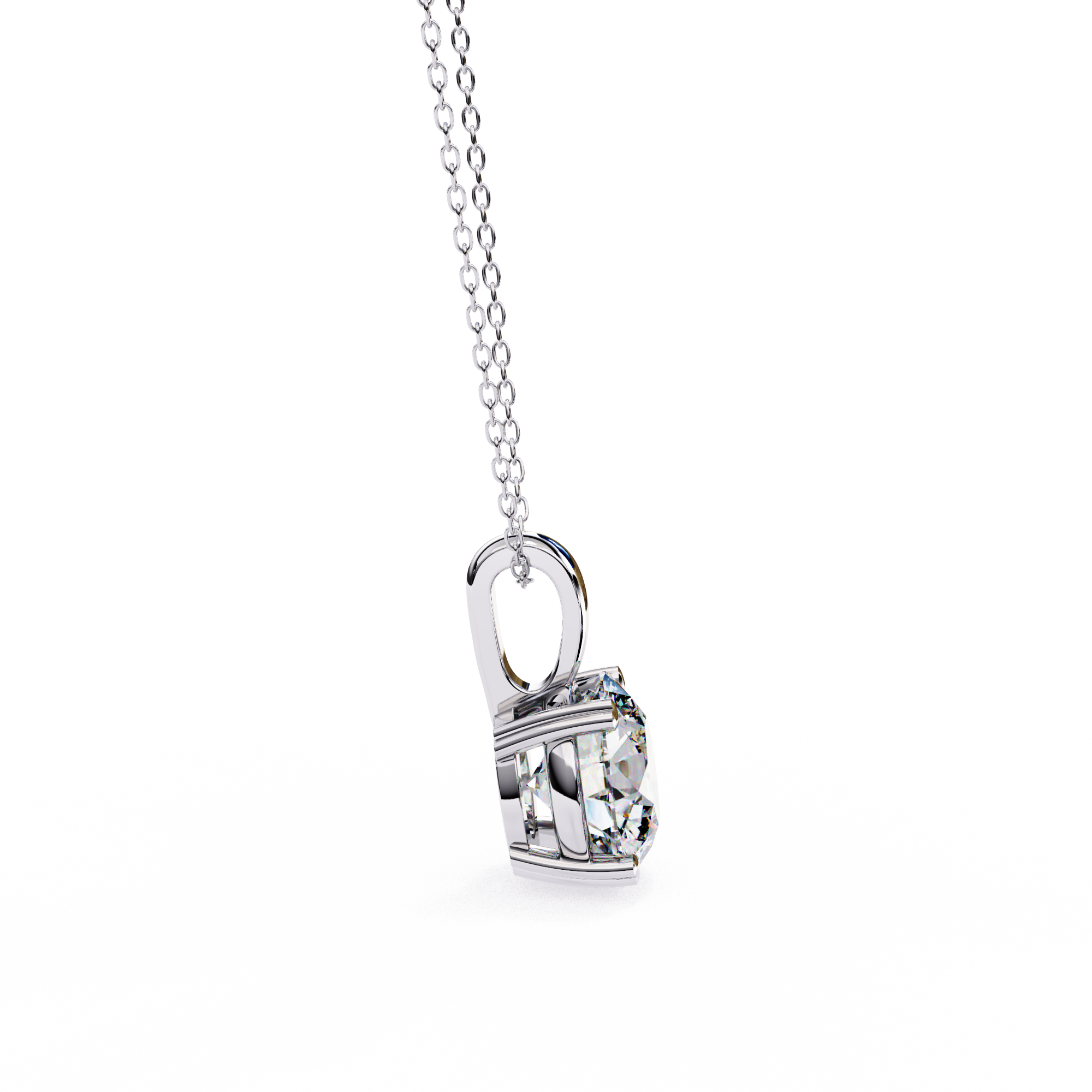 0.80 carat Lab grown Diamond pendant