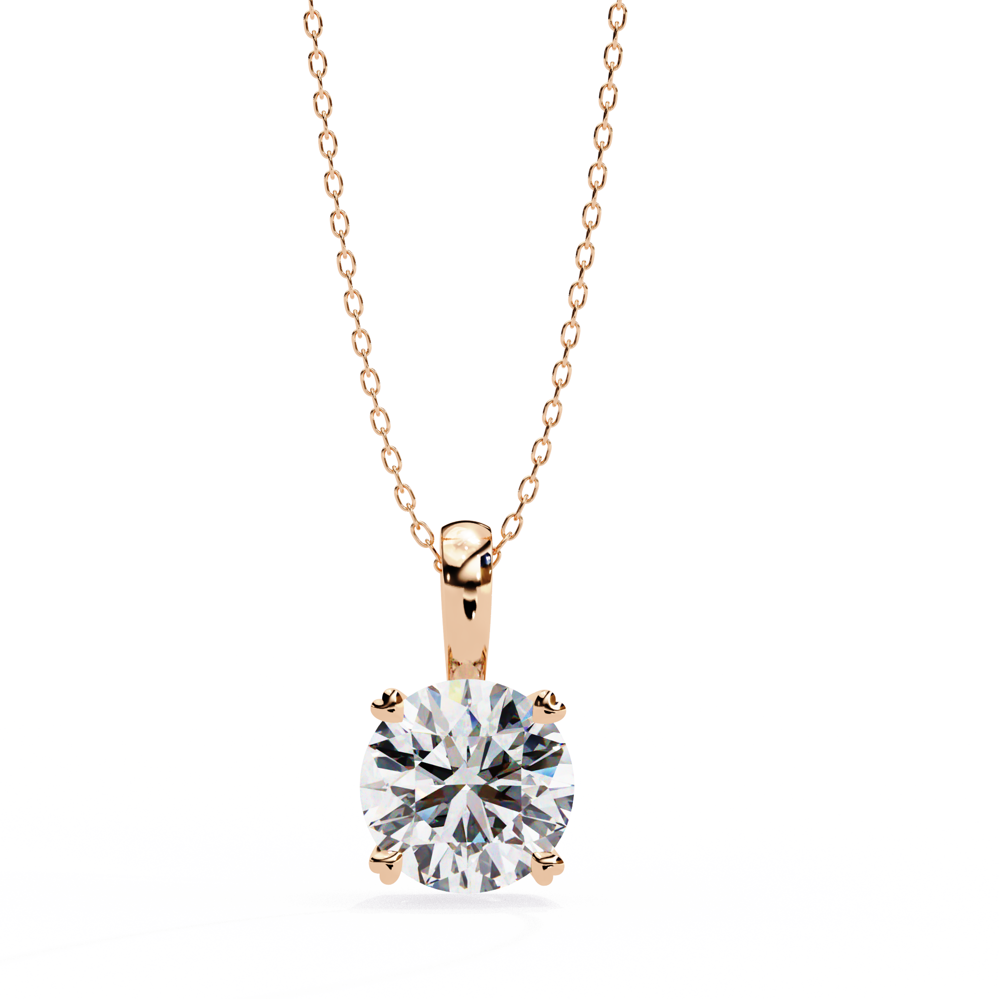 0.80 carat Lab grown Diamond pendant