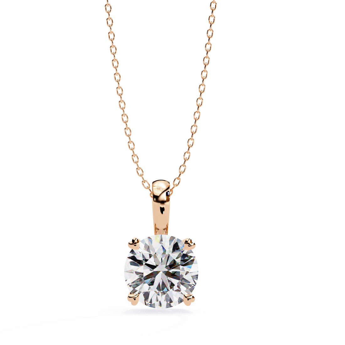 0.80 carat Lab grown Diamond pendant