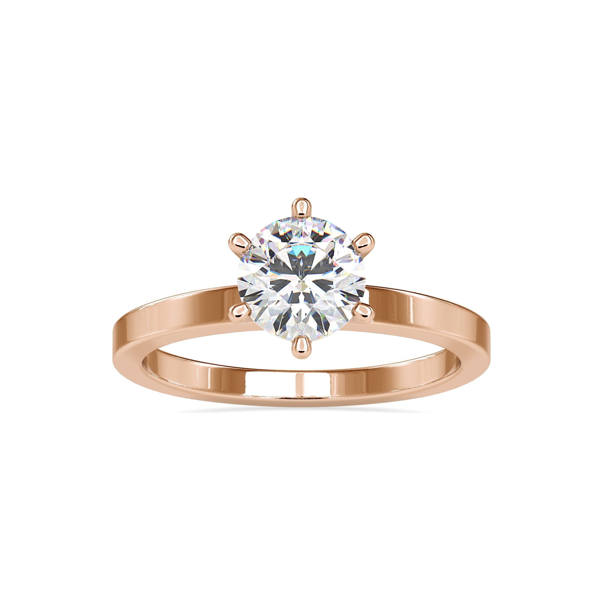 1.15 Carats Lab Grown Diamond Solitaire Ring