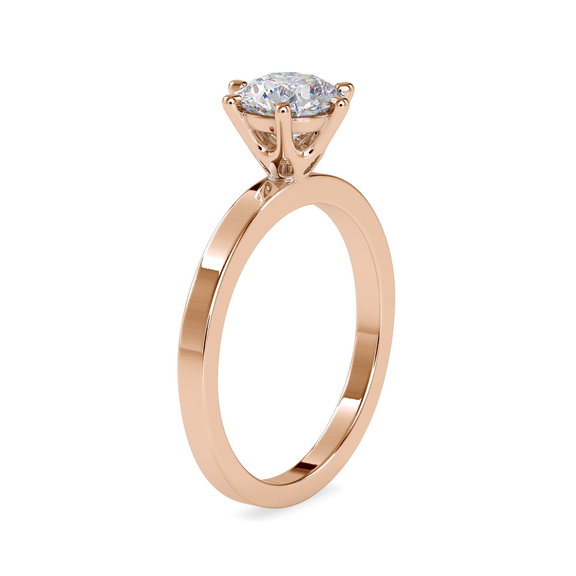 1.15 Carats Lab Grown Diamond Solitaire Ring