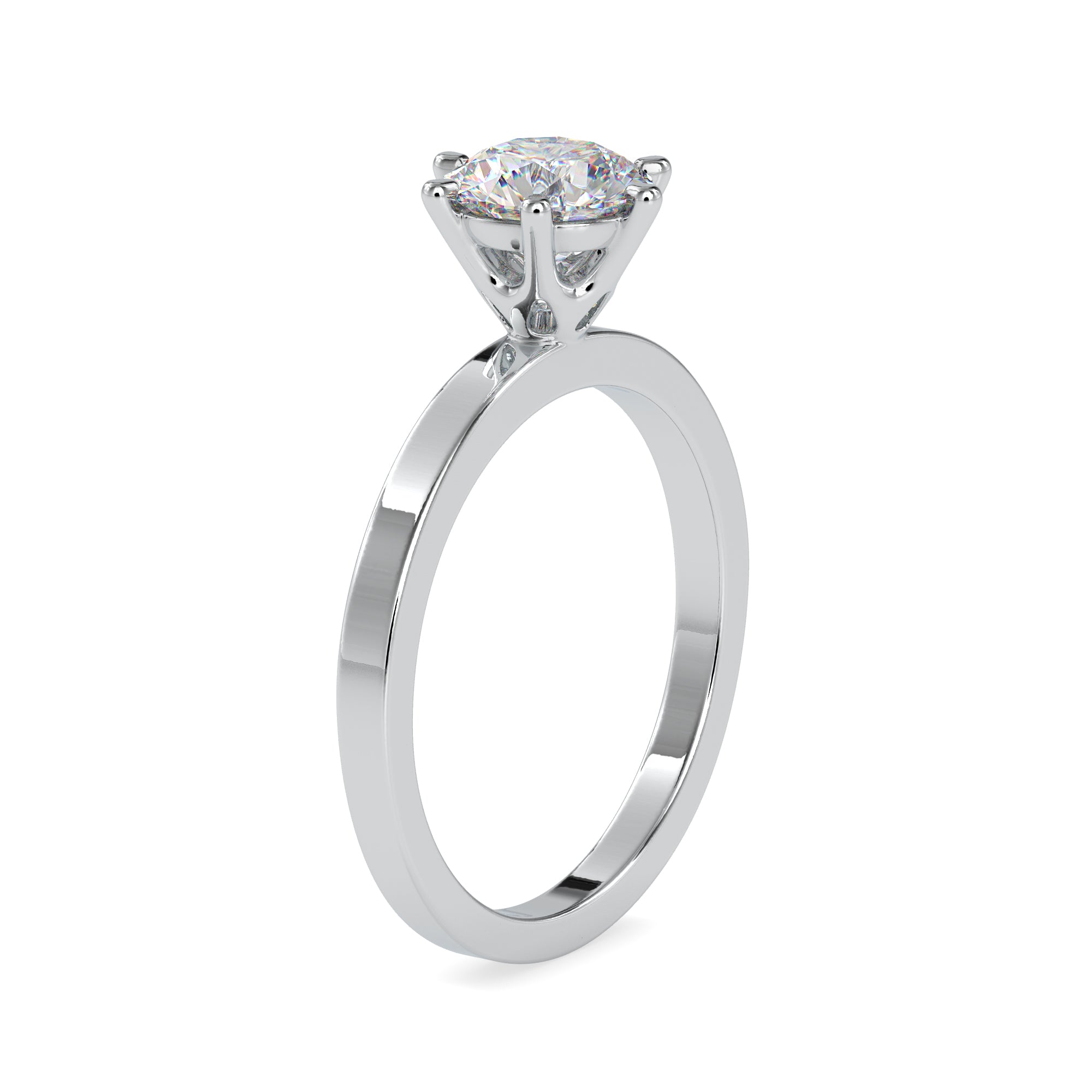 1.15 Carats Lab Grown Diamond Solitaire Ring