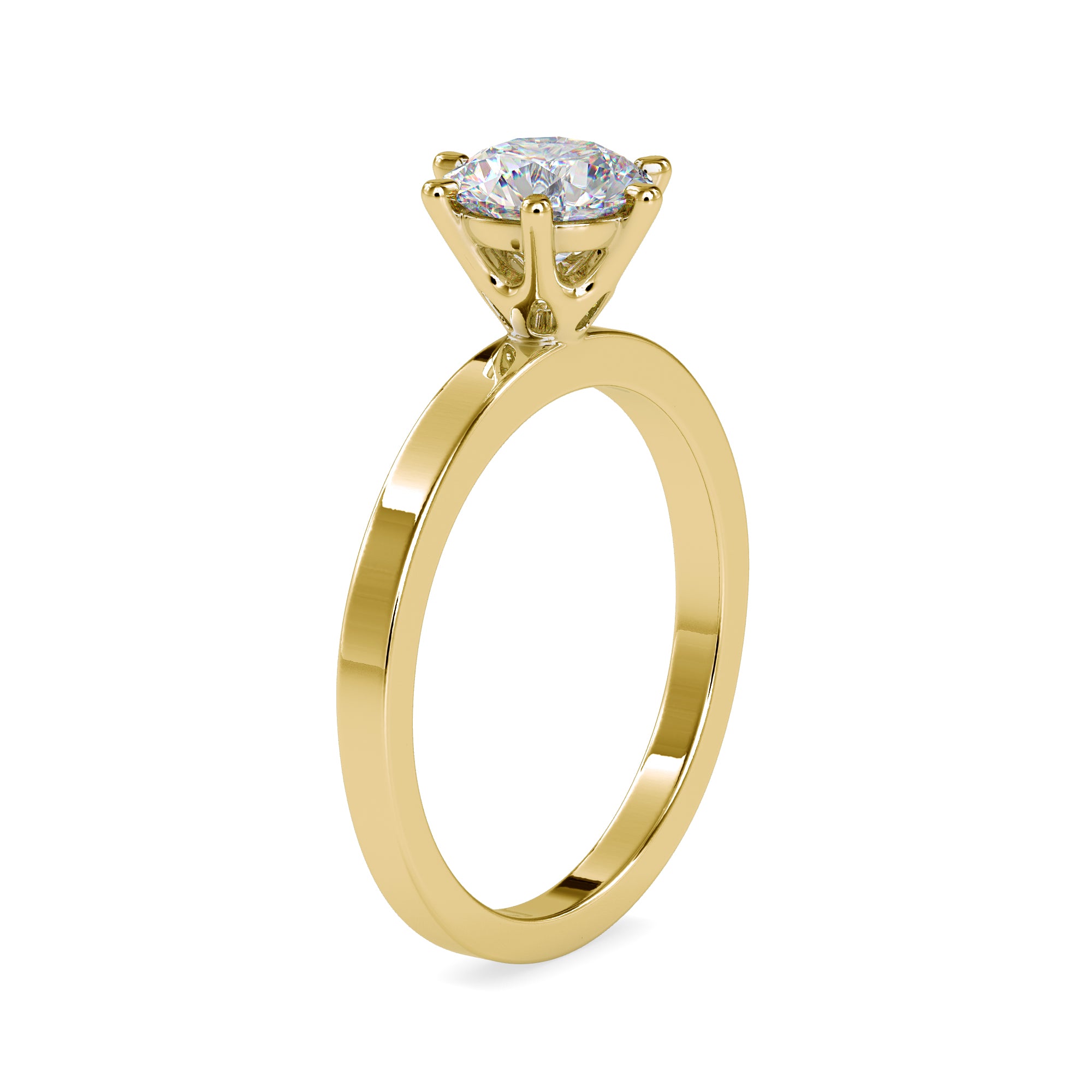 1.15 Carats Lab Grown Diamond Solitaire Ring
