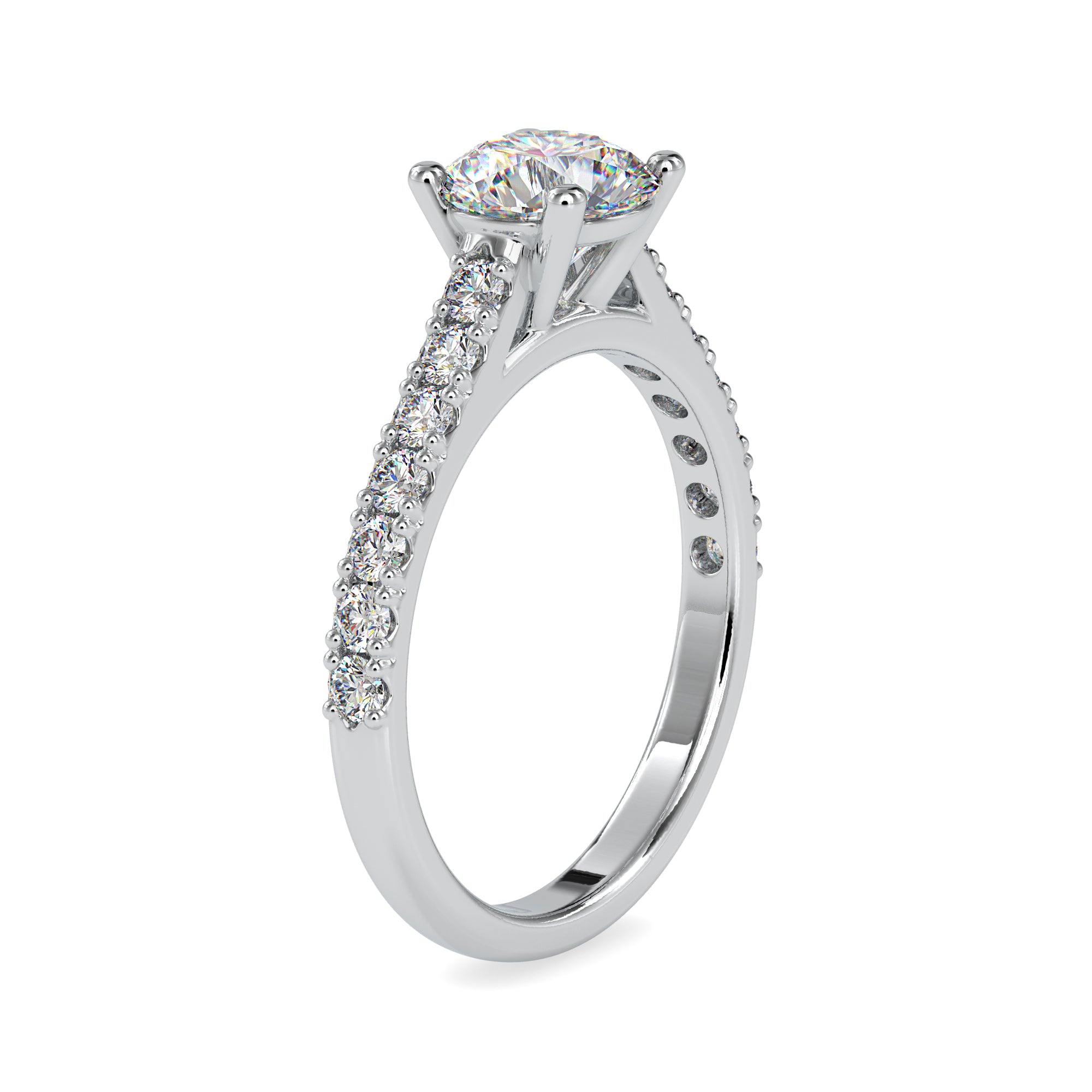 1.25 carats Shimmering Solitaire Ring