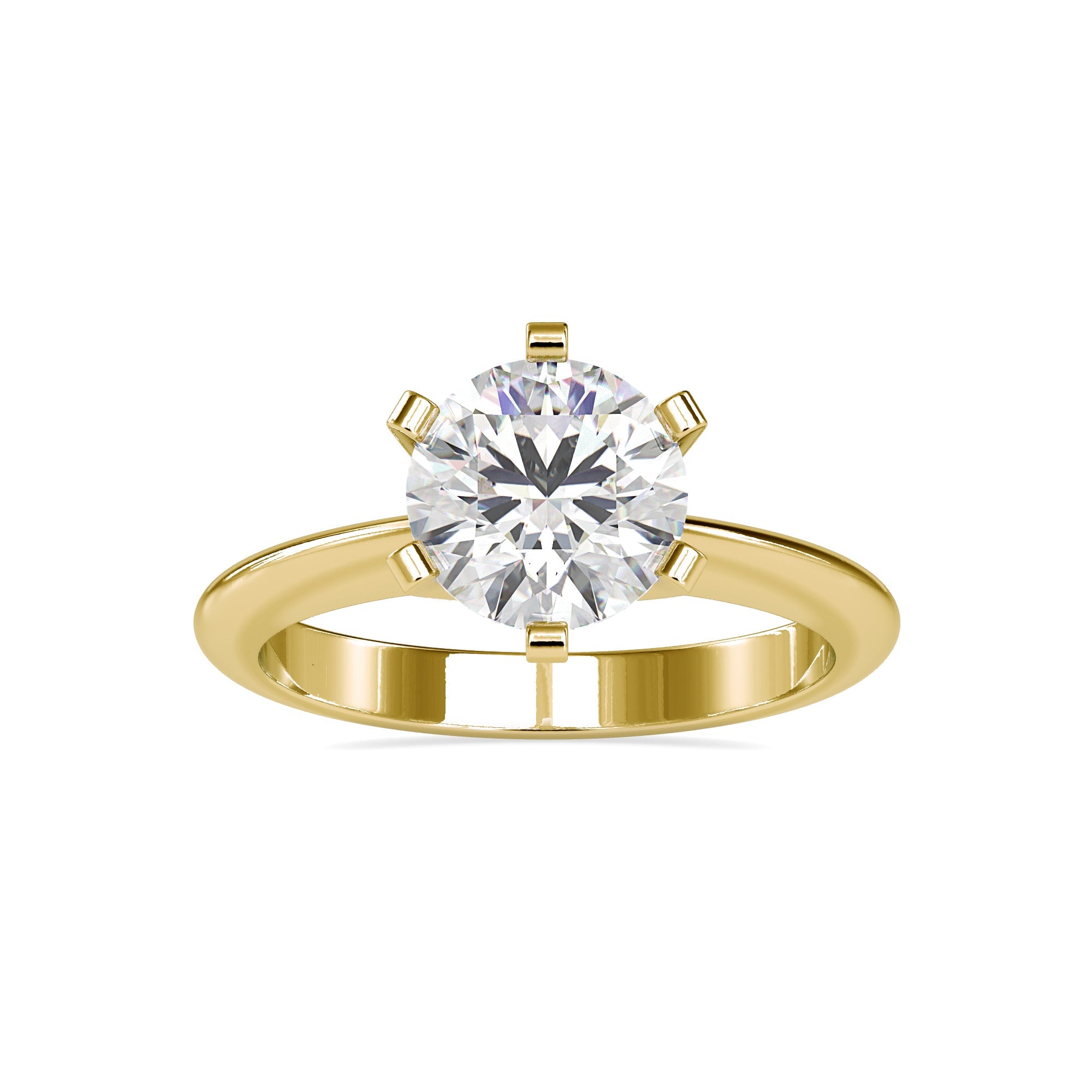 Classic 2 carats Round Solitaire Ring