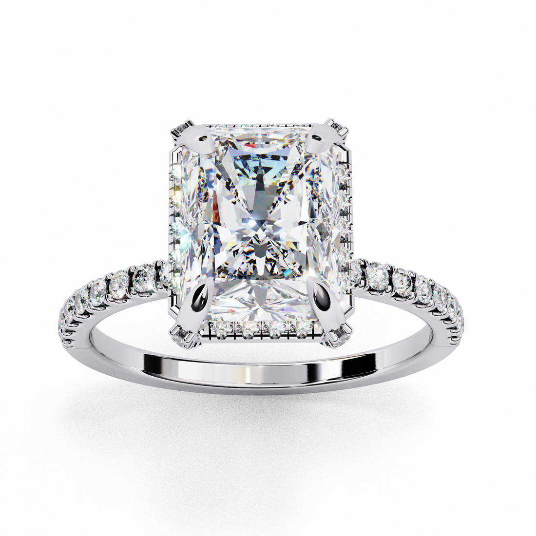 Lustrous Embrace Radiant Ring