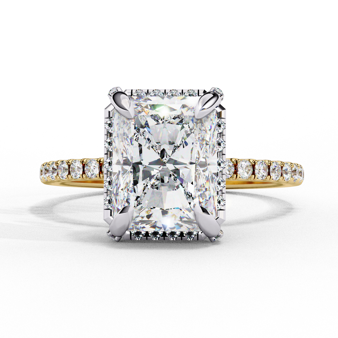Lustrous Embrace Radiant Ring