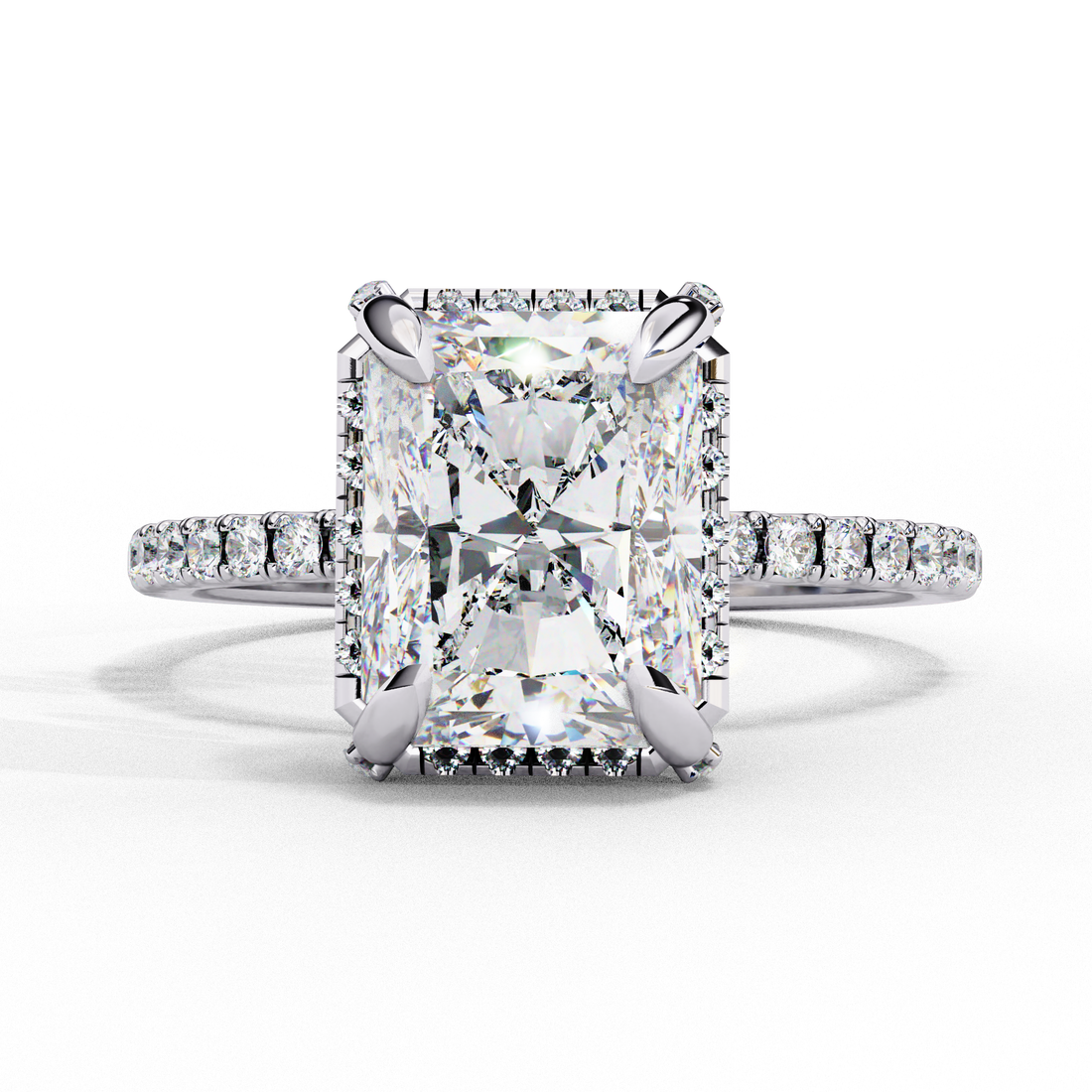 Lustrous Embrace Radiant Ring