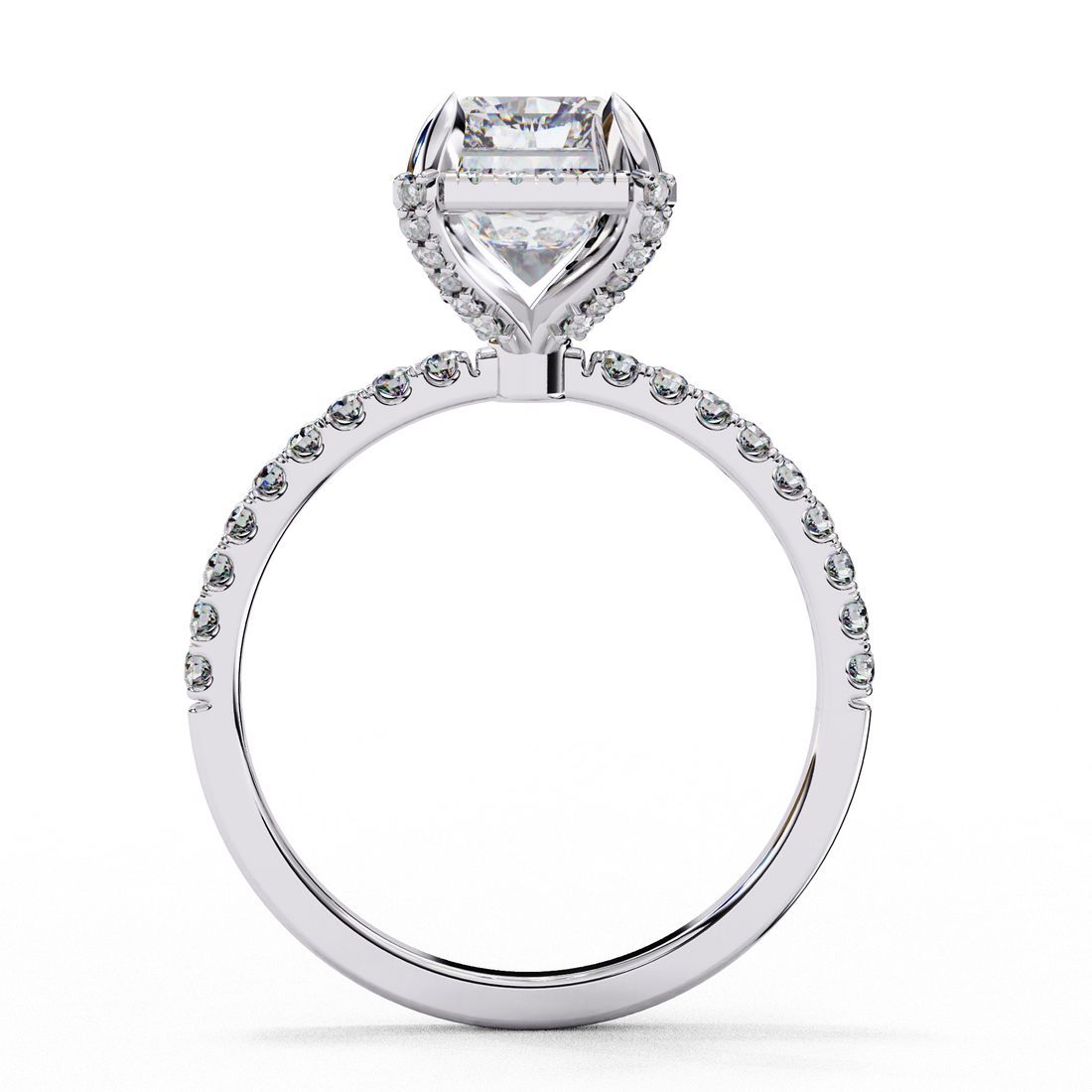 Lustrous Embrace Radiant Ring