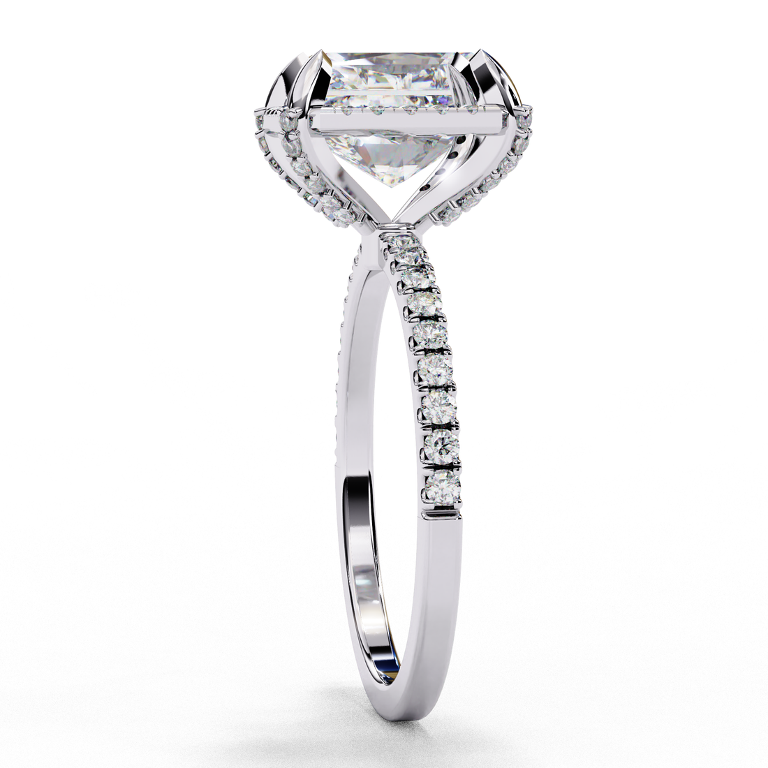 Lustrous Embrace Radiant Ring