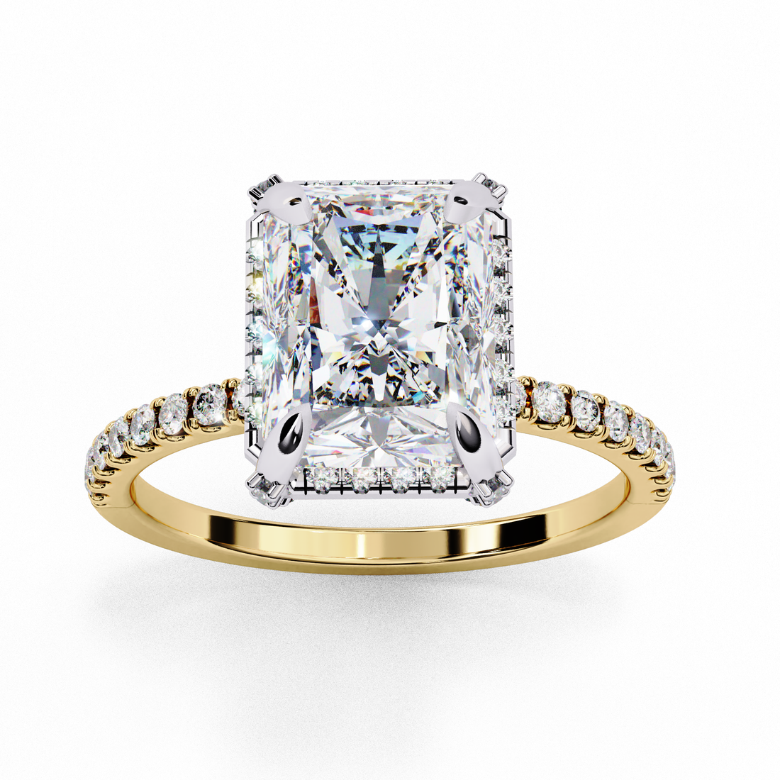 Lustrous Embrace Radiant Ring