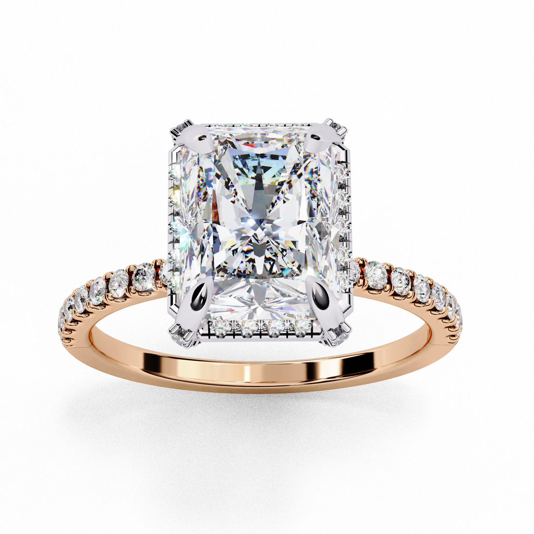 Lustrous Embrace Radiant Ring