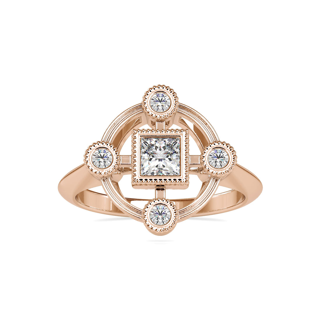 Beautiful Daisy Diamond Ring