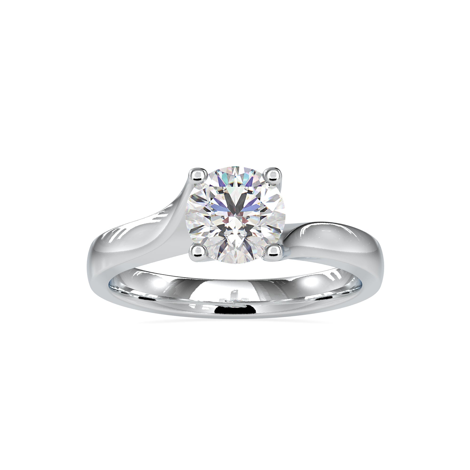Everlight 1.15 carats Round Solitaire Ring