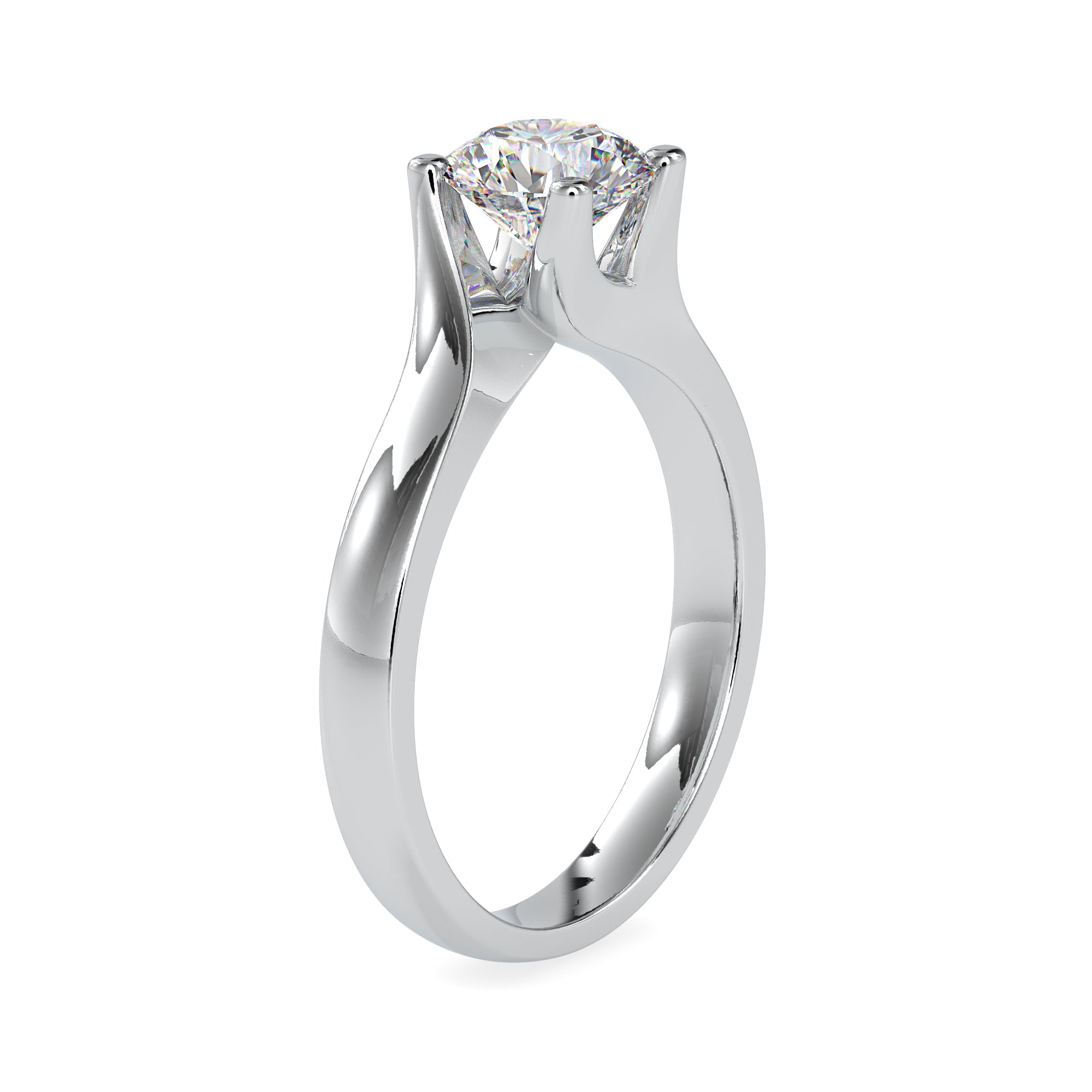 Everlight 1.15 carats Round Solitaire Ring