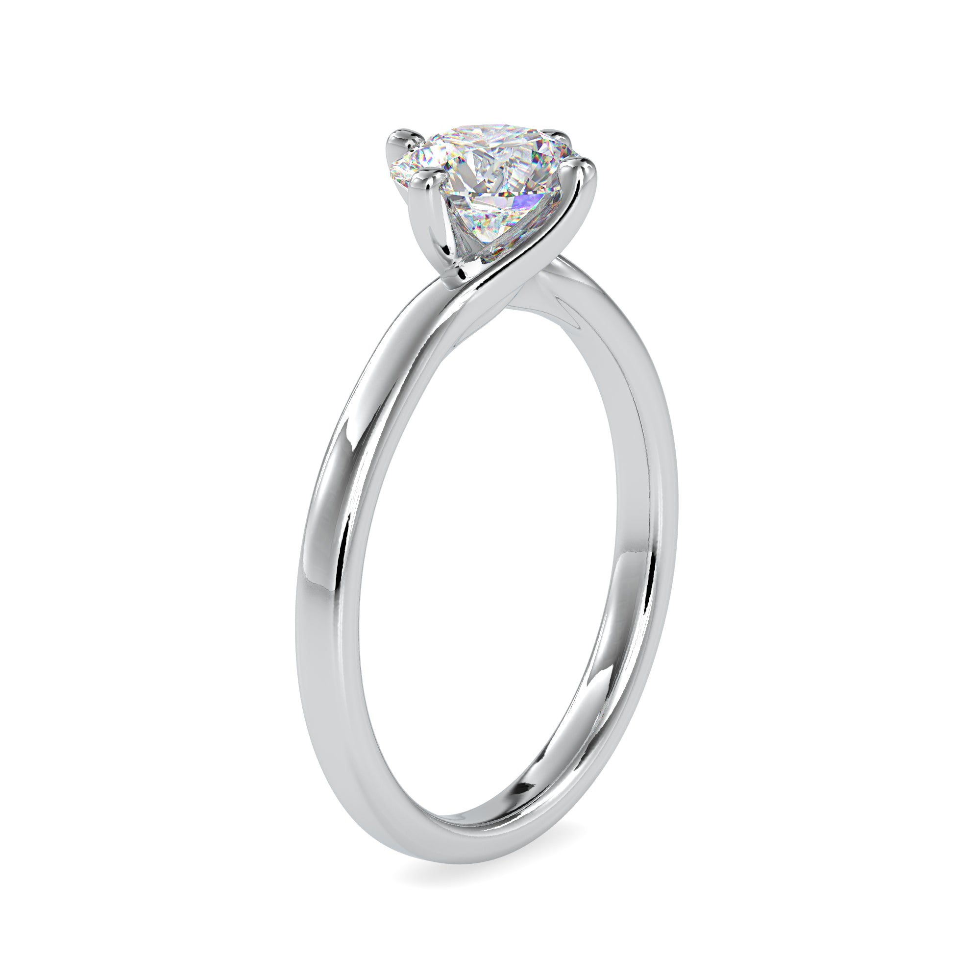 Minimalist Solitaire 1.15 carats Diamond Ring