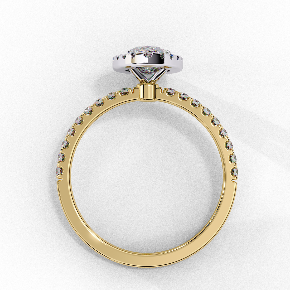 Majestic Marquise with Halo Ring