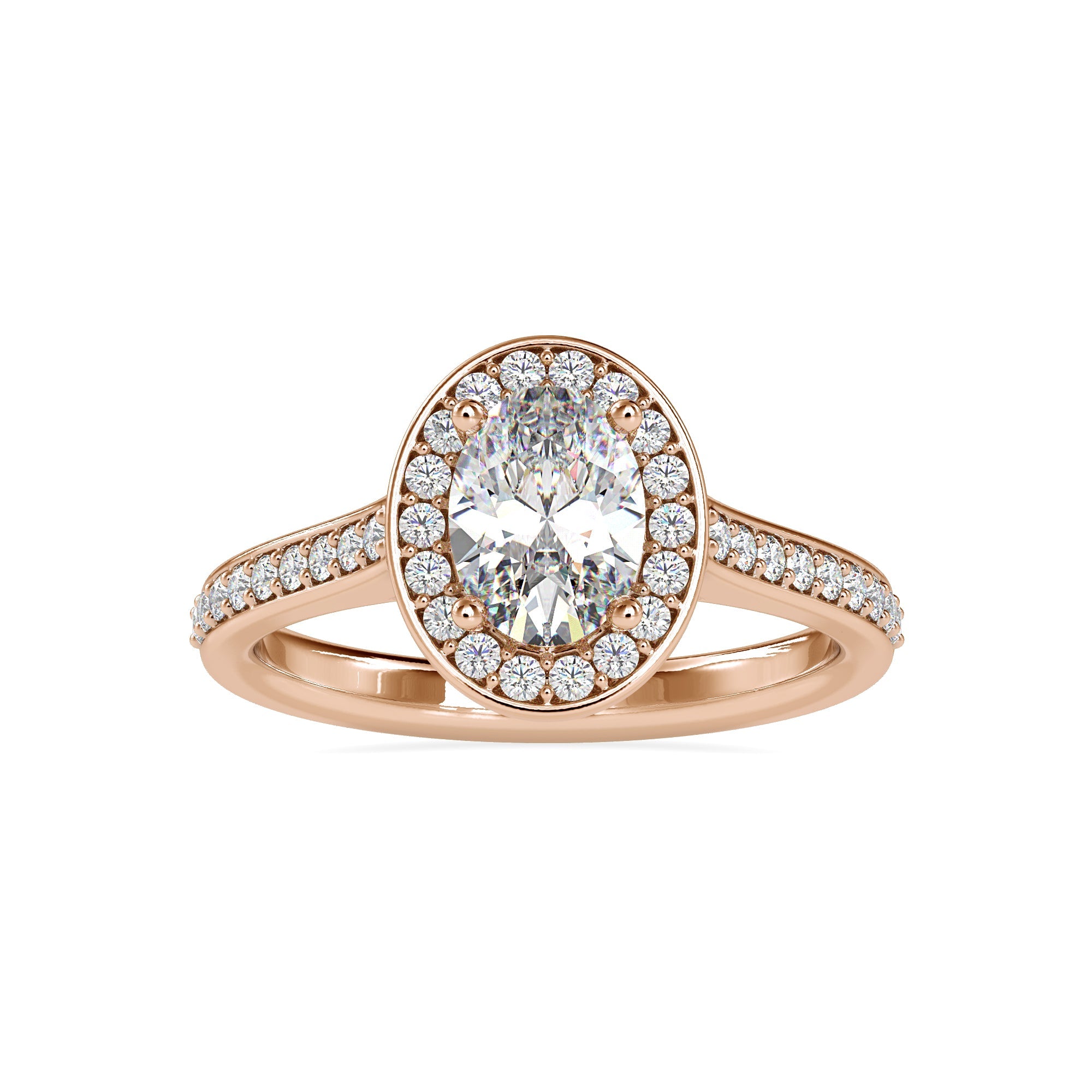 Vintage-Inspired Halo Diamond Ring