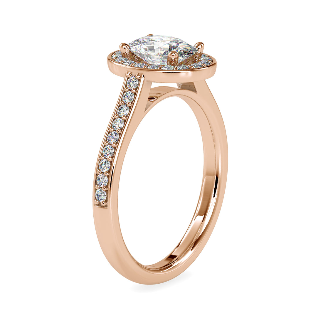 Vintage-Inspired Halo Diamond Ring