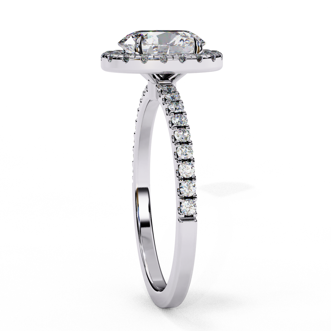 1 Carat Treasure Oval Diamond Ring