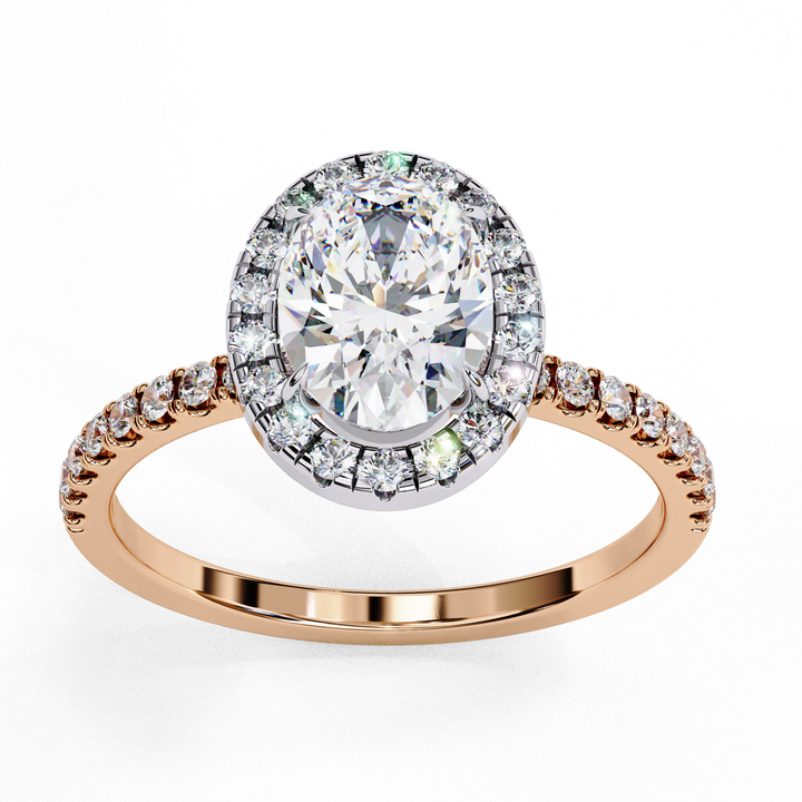 1 Carat Treasure Oval Diamond Ring