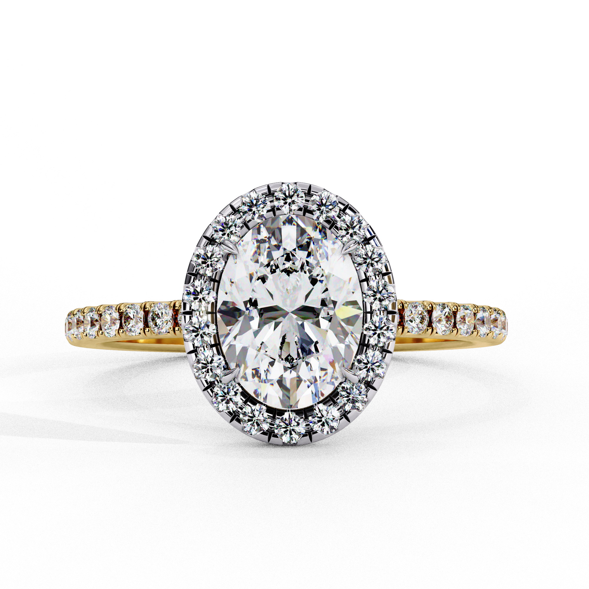 1 Carat Treasure Oval Diamond Ring