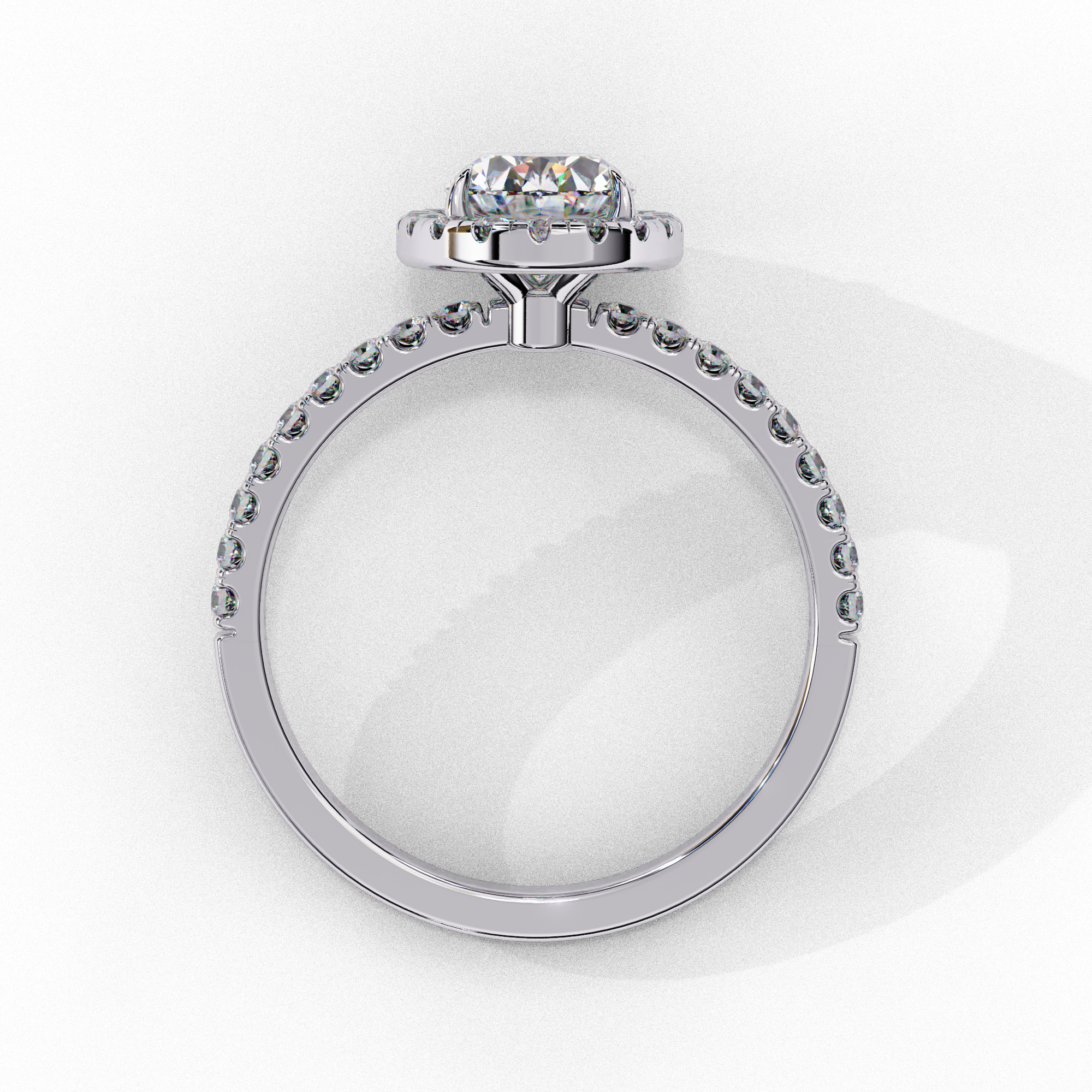 1 Carat Treasure Oval Diamond Ring