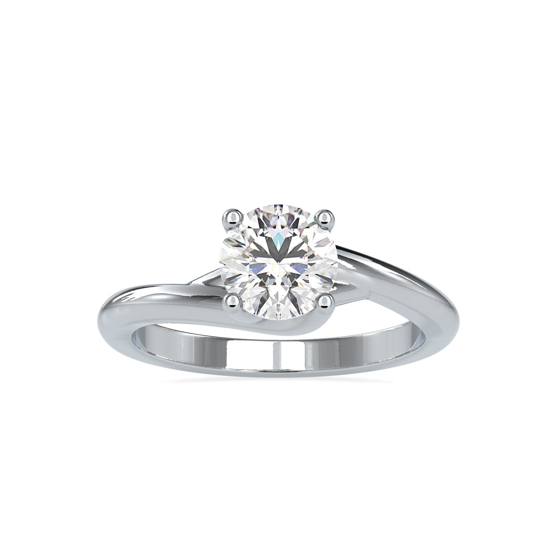 Twist Embrace Lab Grown Diamond Ring