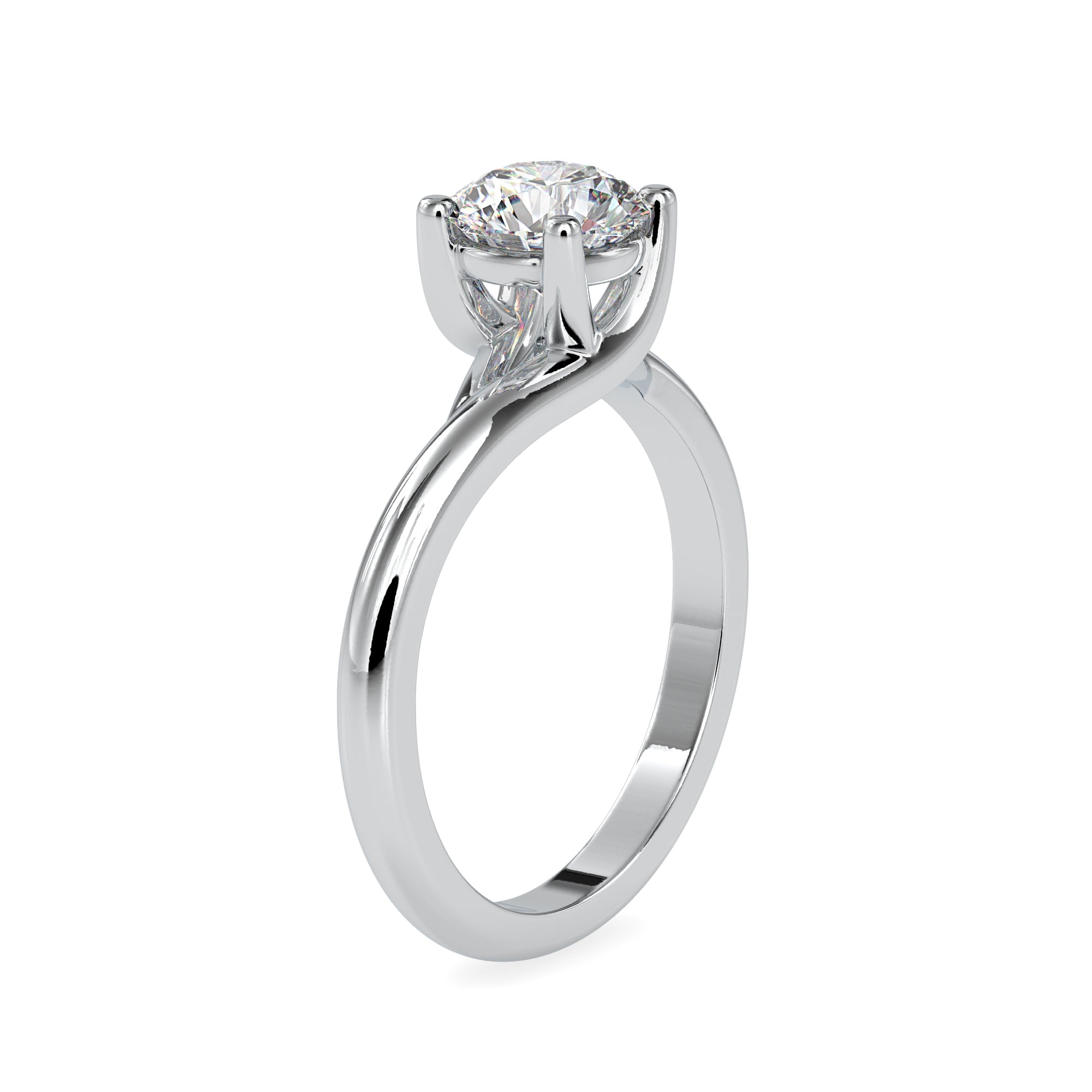 Twist Embrace Lab Grown Diamond Ring