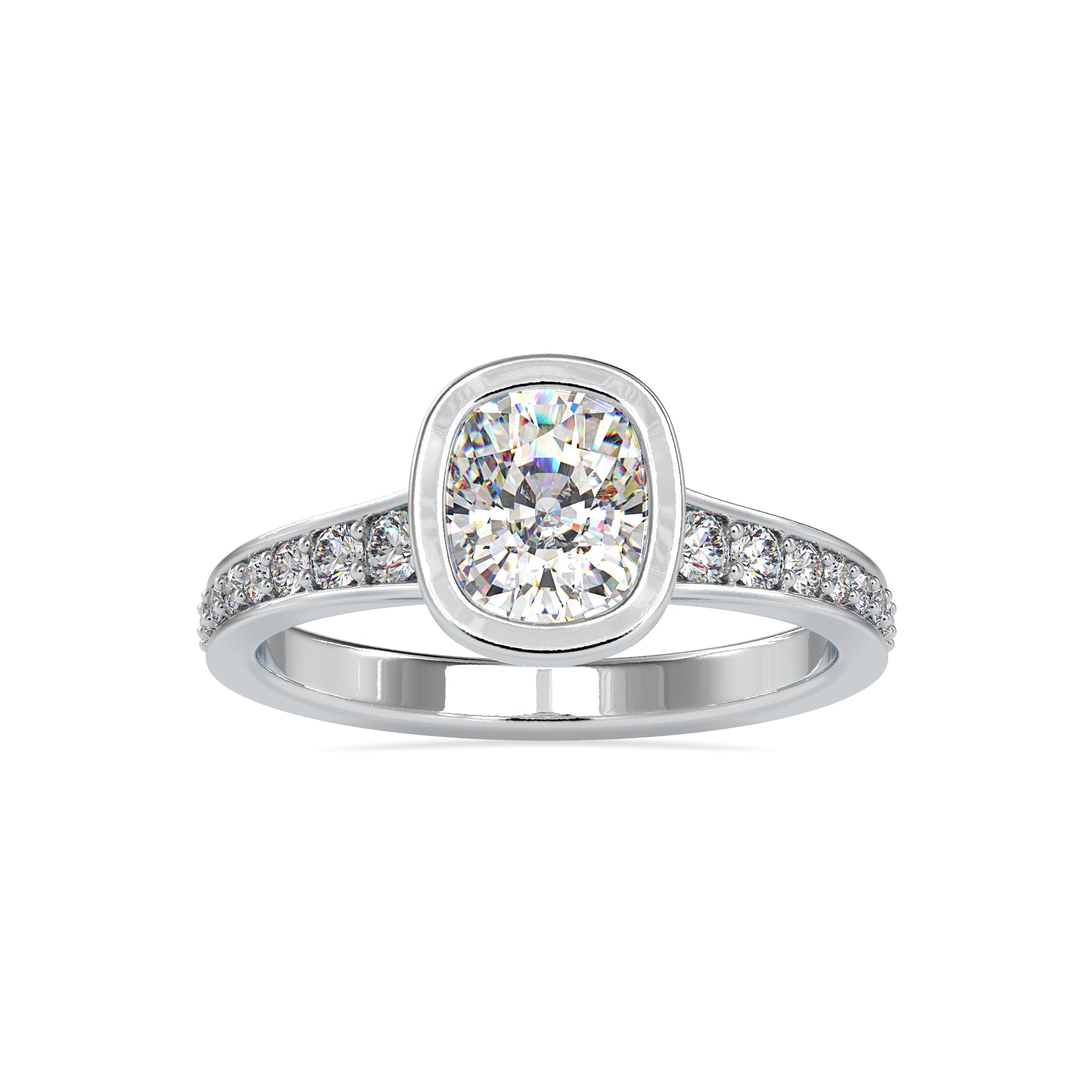 Royal Bloom Solitaire Diamond Ring
