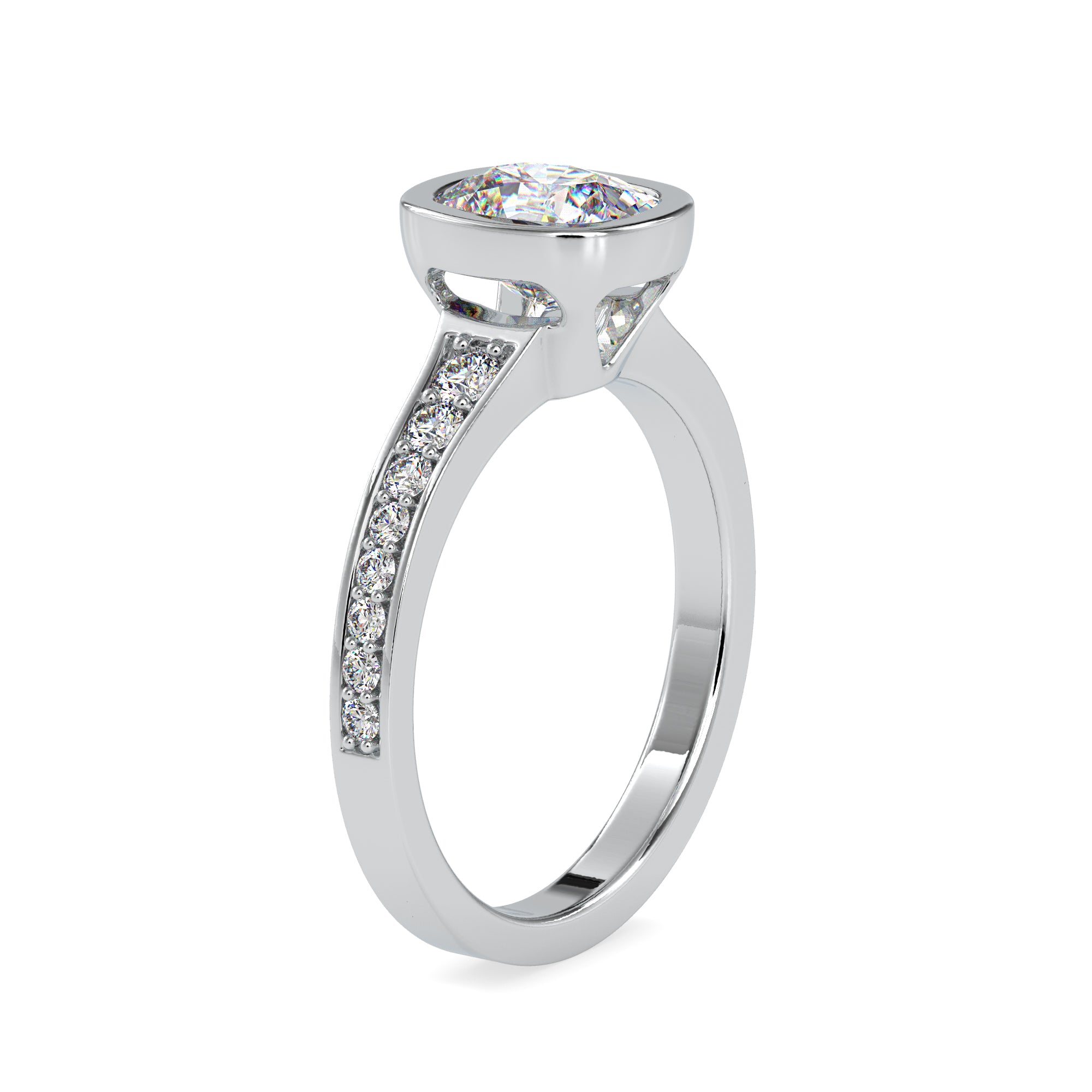 Royal Bloom Solitaire Diamond Ring