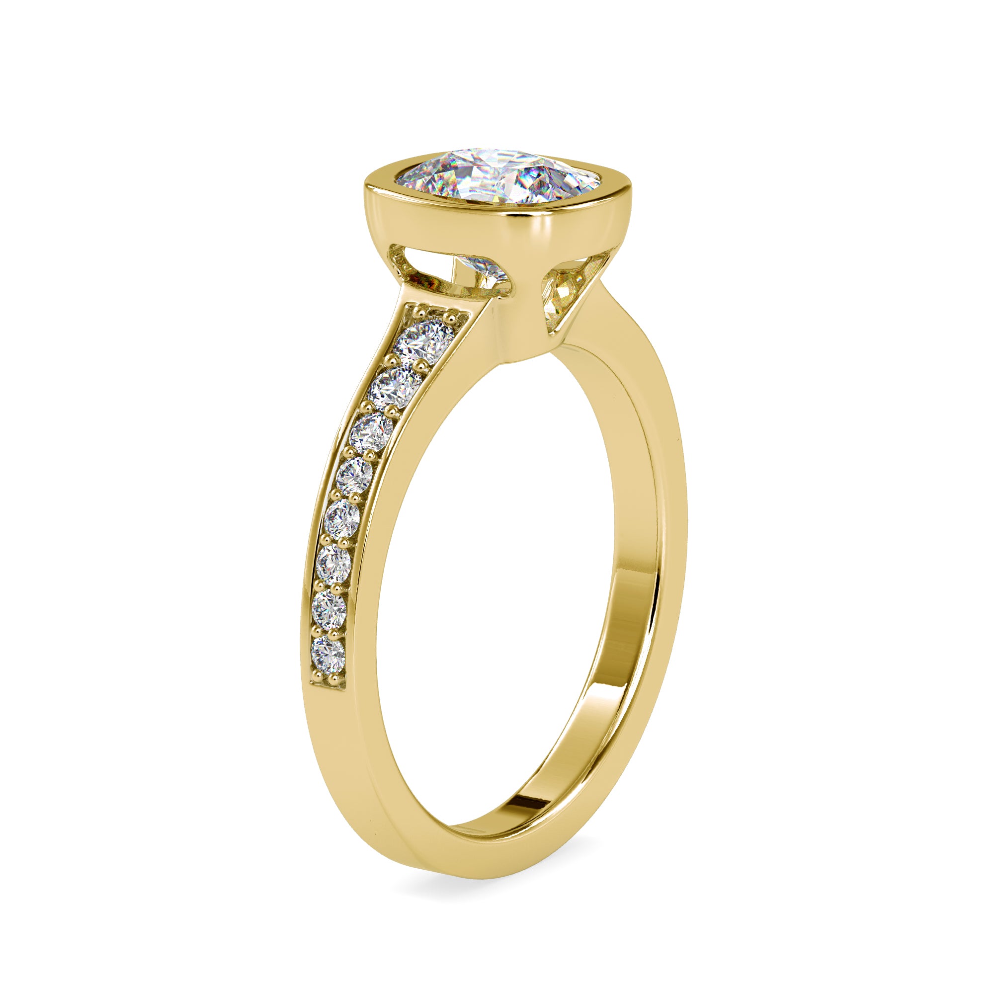 Royal Bloom Solitaire Diamond Ring