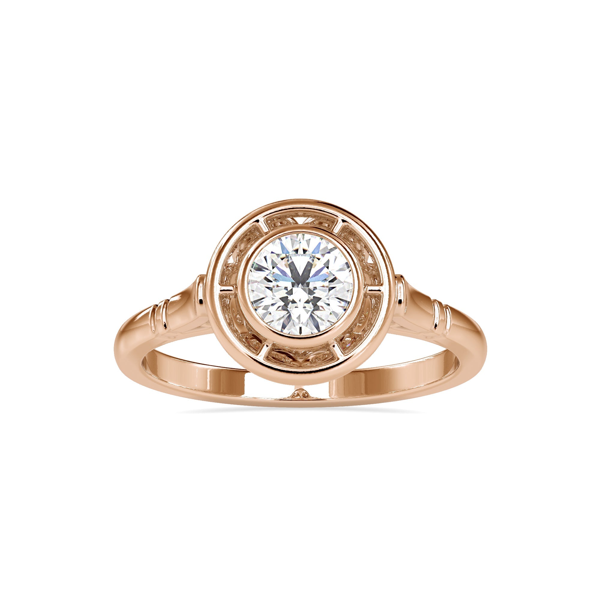 Luminous Horizon Diamond Ring
